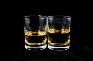 Two glasses of whiskey